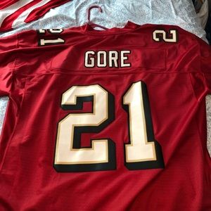 Frank Gore San Francisco 49er’s jersey